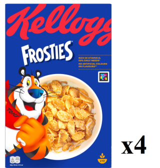 4 Paquetes de Cereales Frosties de Kellog´s 400g por 8.58€
