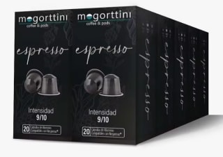 Mogorttini Café Espresso, 200 Cápsulas Aluminio Compatibles con Nespresso por 30.71€