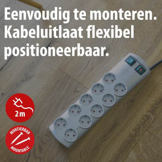 Primera-Line stekkerdoos 10-voudig voor €12,56 bij Amazon