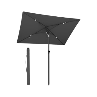 SONGMICS Sombrilla de Patio 190 x 120 cm con Protección Solar Exterior por 20.99€