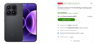 Xiaomi 17 12GB 512GB por $13,999 en Bodega Aurrera