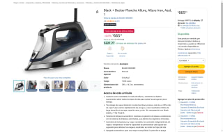 Plancha Black+Decker por $665 | Oferta Amazon