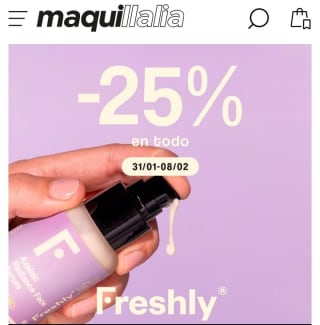 -25% de Descuento en Todo Freshly