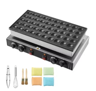 Elektrische poffertjesplaat PC-50 (50 stuks) voor € 70,69 dmv code bij AliExpress