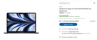 MacBook Air 13" M2 256GB por $13,997 | Sam's Club