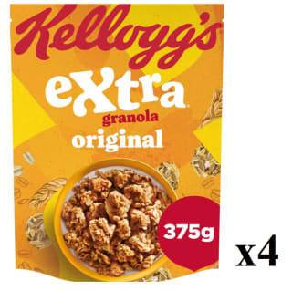 4 Paquetes de Kellogg's Extra Granola Original 375g por 9.93€