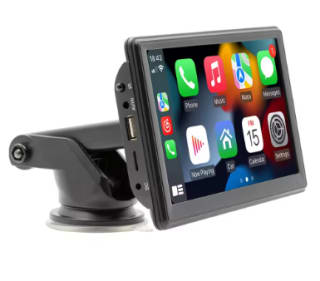 Pantalla Coche 7" Táctil Inalámbrica CarPlay & Android Auto Bluetooth 5.0 por 25,19€