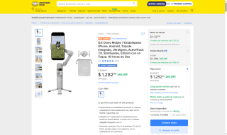 DJI Osmo Mobile 7 por $1,283 | Mercado Libre