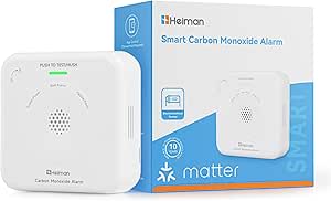 Heiman Matter intelligente koolmonoxidemelder voor €38,11 bij Amazon