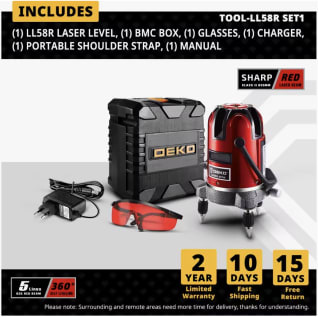 Nivel Láser DEKO 5 Líneas por 11,98€