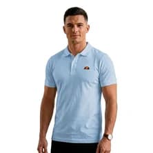 Ellesse Velorian Heritage 2 Men's Polo Shirt (Light Blue/ Navy) W/Code