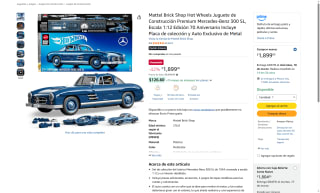 Mercedes-Benz 300 SL 1954 Edición 70 Aniversario por $1,899 | Amazon