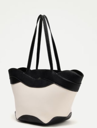 Bolso shopper de canvas con trenza - Tintoretto por 23.6€