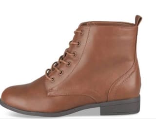 Bottines COGNAC Femme motif Uni Lacets PHILOV à 8€