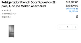 Refrigerador French Door 3 puertas por $11,572 | Banamex MSI