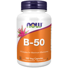 Now Foods, B-50, Complejo Vitamínico B, Alta Dosis, con PABA, 100 Cápsulas a 8.99€