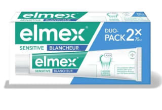 Lot de 2 Dentifrices Sensitive Dents Sensibles Blancheur à 15,49€