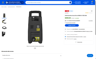 Hidrolavadora Auto Drive HIDRO-E-1350-MX por $999 | Walmart