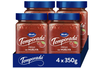 4x350g Hero Mermelada de Temporada de Fresa Pack por 6.21€