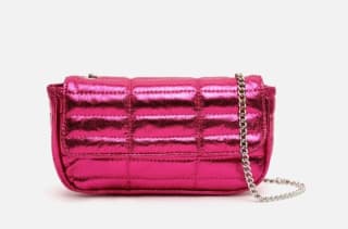 Bolso Bandolera de fiesta pequeño metalizado por 6.60€.