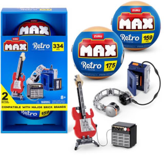 ZURU MAX Build More Premium Retro S2 Building Bricks Collection 2‑pack voor €6,26