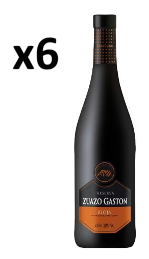 6 Botellas de Zuazo Gastón Reserva 2020 por 33.2€