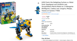 LEGO Sonic the Hedgehog - Cyclone vs. Metal Sonic voor €10,61 bij Amazon