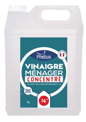 Vinaigre de nettoyage 14° 5L PHEBUS à 7,99€