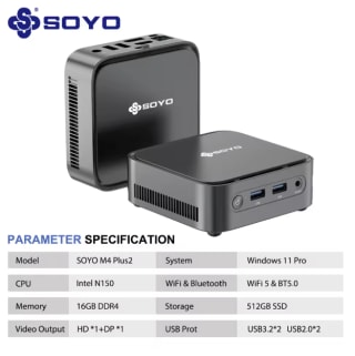 Soyo Mini PC M4 Plus2 Intel N150 por 159.43€
