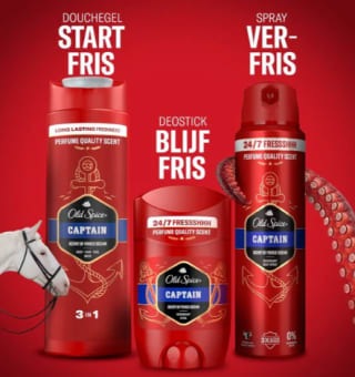 Old Spice Deodorants/Douchegels met 50% korting