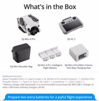 Get DJI Mini 4 Pro More Combo (RC 2) for £629.10