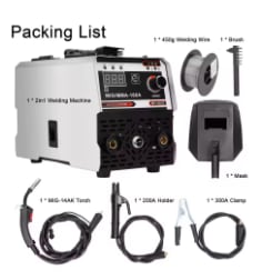 Máquina de soldadura inversora MIG y MMA 2 en 1 por 42,22€