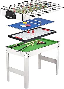 Mesa grande de juegos 4 en 1 de madera para niños y adultos por 121,99€