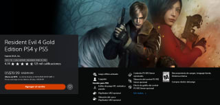 Resident Evil 4 Gold Edition PS4 y PS5 por $401 | PlayStation Store