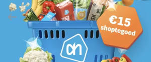 €15 AH shoptegoed bij besteding van €150