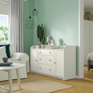 HAUGA Aparador Blanco 140x84cm por 159,00€