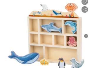 Lupilu Caja de animales de madera animales marinos por 8.99€