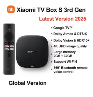 Xiaomi TV Box S 3rd Gen por solo 38,17€