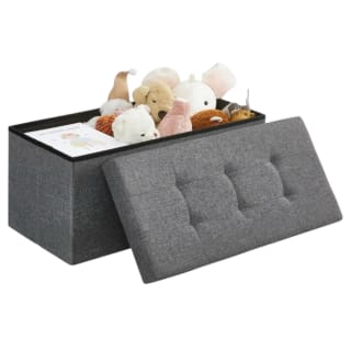 Puff de almacenaje plegable 38 x 76 x 38 cm por 13.80€ en AliExpress