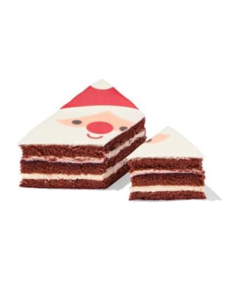 kerstmantaart red velvet 6 p. voor €7,99 bij de Hema