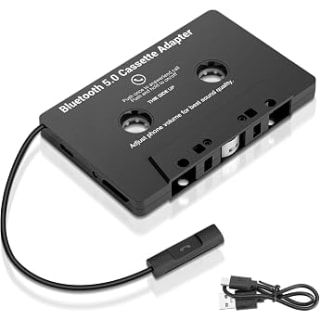 Jaxiyun Adaptateur de cassette Bluetooth 5.0 pour voiture à 12,33€ chez Amazon