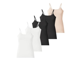 ESMARA® Débardeur à fines bretelles pour femme, lot de 5 à 12,99€