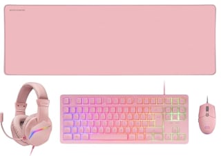 Pack Gaming Teclado Fixed RGB + Ratón Gaming RGB Flow 3200 dpi + Auriculares Over-Ear