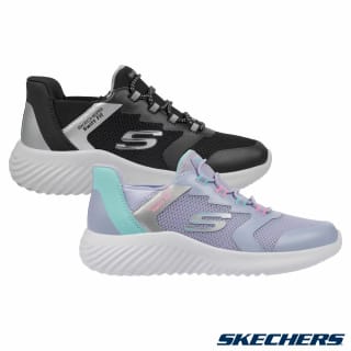 Skechers Kids Swift Fit Bounder Trainer (2 Colours Available Sizes 10 Child - 4 Junio