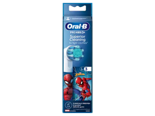 ORAL-B Kids 3+ Spider-Man opzetborstels (3 stuks) voor €7,77 bij MediaMarkt