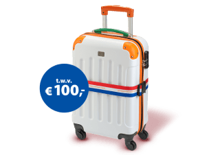 GRATIS een luxe reiskoffer bij meespelen bij de postcodeloterij