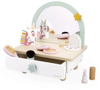 Janod Unicorn houten kappers tafel voor €19,09 bij Bol