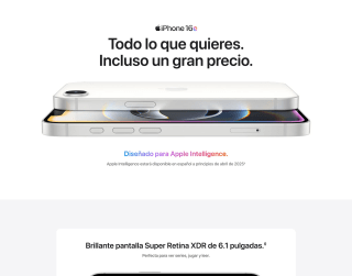 iPhone 16e 128 GB por $10,743.70 en Amazon
