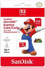 Nintendo Switch 2 SanDisk 256GB microSD Express Card £39.99