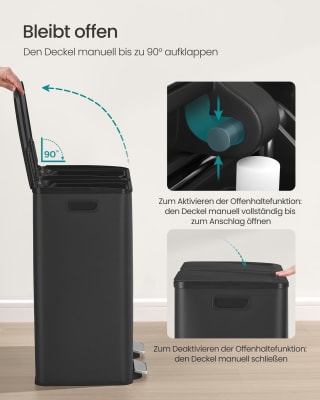 SONGMICS Keukenprullenbak LTB741 (2 x 30 L) voor € 57,99 bij Songmics